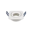 Indbygningslampe svingbar GU5,3 IP20, hvid