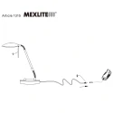 Mexlite Mexlite Bordlampe ELOI, stål
