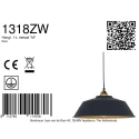 Mexlite Mexlite Pendel NOVÉ, 1-flamme, sort