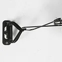Mexlite wall luminaire NOVÉ rotatable, tiltable E27 IP20, green, black dimmable