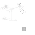 Mexlite table lamp NOVE 1 flame E27 IP20, bronze dimmable