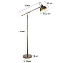 Mexlite Standerlampe NOVE E27 IP20, dæmpbar