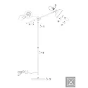 Mexlite Standerlampe NOVE E27 IP20, dæmpbar
