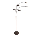 Mexlite Standerlampe SYNNA 5-flammer IP20, kakao dæmpbar