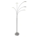 Mexlite Mexlite Floor lamp SYNNA, 5 flames, steel