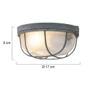 Mexlite Ceiling luminaire LISANNE, 1 flame, brown