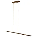 Steinhauer Pendel ZELENA LED, 3-flammer, bronze