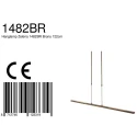 Steinhauer Steinhauer Pendel ZELENA LED, 3-flammer, bronze