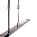 Steinhauer Steinhauer Pendel ZELENA LED, 3-flammer, sølv