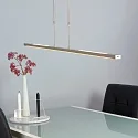 Steinhauer Steinhauer Pendel ZELENA LED, 3-flammer, sølv