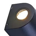 Steinhauer Steinhauer Udendørs Væglampe LOGAN, 2-flammer, GU10, oval, sort