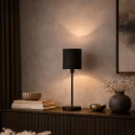 Mexlite Bordlampe NOOR, 1-flamme, stål