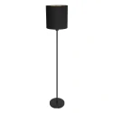 Mexlite floor lamp NOOR 1 flame E27 IP20, black dimmable