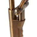 Steinhauer Standerlampe ZODIAC LED, 2-flammer, med læsearm, bronze
