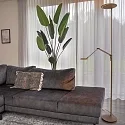 Steinhauer Standerlampe ZODIAC LED, 2-flammer, med læsearm, bronze