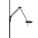 Steinhauer Steinhauer Standerlampe ZODIAC LED, 2-flammer, med læsearm, sort