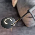 Steinhauer Steinhauer Standerlampe ZODIAC LED, 2-flammer, med læsearm, sort