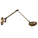 Steinhauer Steinhauer Væglampe ZODIAC LED, 1-flamme, bronze