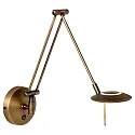 Steinhauer Steinhauer Væglampe ZODIAC LED, 1-flamme, bronze