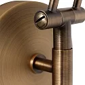 Steinhauer Steinhauer Væglampe ZODIAC LED, 1-flamme, bronze
