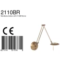 Steinhauer Steinhauer Væglampe ZODIAC LED, 1-flamme, bronze
