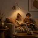 Steinhauer Steinhauer Væglampe ZODIAC LED, 1-flamme, bronze