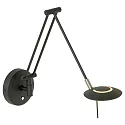 Steinhauer Wall luminaire ZODIAC LED, 1 flame, black