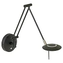Steinhauer Steinhauer Wall luminaire ZODIAC LED, 1 flame, black