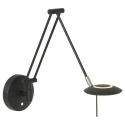 Steinhauer Steinhauer Wall luminaire ZODIAC LED, 1 flame, black