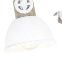 Mexlite Mexlite Spot GEARWOOD, 3 flames, white