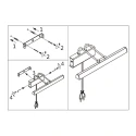 Steinhauer Steinhauer Væglampe LITHO LED, 1-flamme, 60cm, sølv