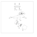Mexlite Mexlite Spot, 1 flame. GU10, IP44, white