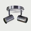Mexlite Spot, 2 flames. GU10, IP44, steel