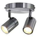 Mexlite Spot, 2 flames. GU10, IP44, steel