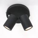 Mexlite Spot, 2-flammer. GU10, IP44, stål