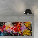 Mexlite Spot, 2-flammer. GU10, IP44, stål