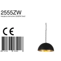 Steinhauer Steinhauer Pendel SEMICIRKEL, 1-flamme, 50cm, sort