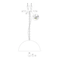 Steinhauer Steinhauer Pendel SEMICIRKEL, 1-flamme, 50cm, sort