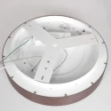 Steinhauer Loftlampe RINGLEDE LED rund LED IP20, bronze, hvid dæmpbar