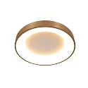 Steinhauer ceiling luminaire RINGLEDE - Ø 38CM round, medium, direct / indirect IP20, gold dimmable