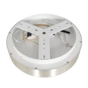 Steinhauer Loftlampe RINGLEDE - Ø 38CM rund, mittelgroß, direkte / indirekte IP20, aølv børstet dæmpbar