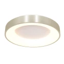 Steinhauer Loftlampe RINGLEDE - Ø 38CM rund, mittelgroß, direkte / indirekte IP20, aølv børstet dæmpbar