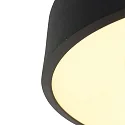 Loftlampe RINGLEDE - Ø 48CM stor, rund, direkte / indirekte IP20, sort mat dæmpbar