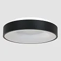 Loftlampe RINGLEDE - Ø 48CM stor, rund, direkte / indirekte IP20, sort mat dæmpbar