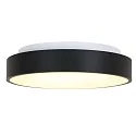 Loftlampe RINGLEDE - Ø 48CM stor, rund, direkte / indirekte IP20, sort mat dæmpbar