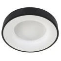 Steinhauer Loftlampe RINGLEDE - Ø 48CM stor, rund, direkte / indirekte IP20, sort mat dæmpbar