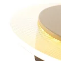 Væg- og Loftlampe LIDO rund, justerbar, indirekte, perforeret IP20, sort mat dæmpbar