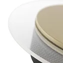 Væg- og Loftlampe LIDO rund, justerbar, indirekte, perforeret IP20, sort mat dæmpbar