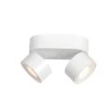 Mexlite ceiling luminaire FEZ 2 flames IP20, white dimmable