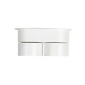 Mexlite ceiling luminaire FEZ 2 flames IP20, white dimmable